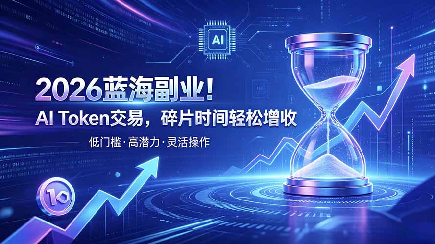 AI Token算力赛道！普通人可入局的数字副业-旺仔资源库