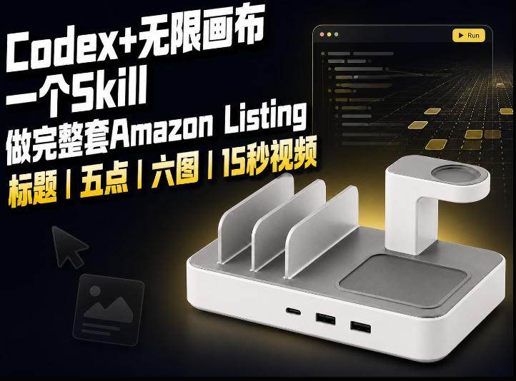 我用一个Codex Skill做完Amazon Listing：标题、五点、六图和视频全流程-我爱发帖