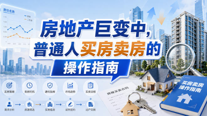 付费文章：房地产巨变中，普通人买房卖房的操作指南【上篇+下篇】-吾爱自习网