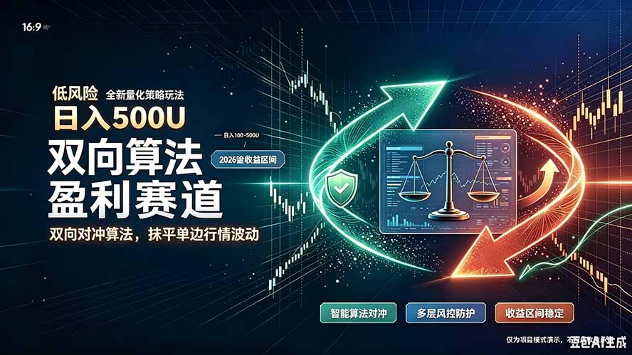 算法对冲/EA量化，日入500刀，躺着赚钱！你把它当做“自动提款机”，它把你就爆了-91副业网