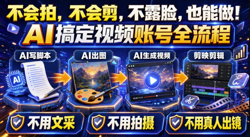 AI短视频起号实战项目,用AI做视频起号,45天涨粉12W,一条广告8.5k,广告接到手软,引流、变现两不误!采购|汽车产业|汽车配件|机加工企业家交流社群中心
