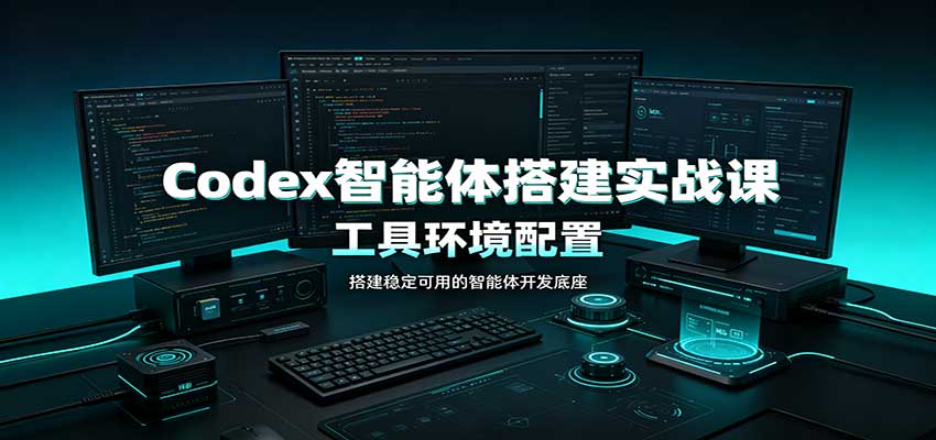 Codex智能体搭建实战课:工具环境配置,自定义技能开发,多业务自动化教学-旺仔资源库