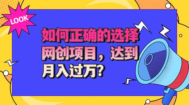选择大于努力!选对项目才能实现月入过万,才能避免成为绿油油的韭菜-旺仔资源库