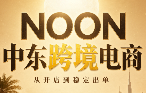 NOON中东跨境电商：从开店到稳定出单(更新2026)-吾爱自习网