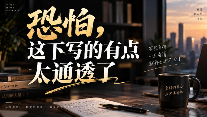 灏泽叔最新付费文章:恐怕,这下写的有点太通透了-我爱发帖