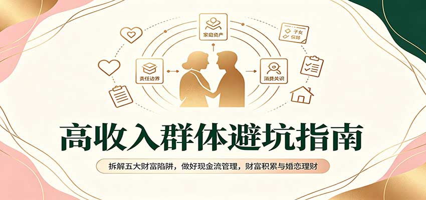 高收入群体避坑指南：拆解五大财富陷阱，做好现金流管理，财富积累与婚恋理财-我爱发帖