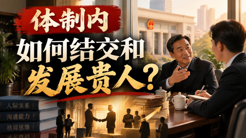 某公众号付费文章：体制内，如何结交和发展贵人?-我爱发帖