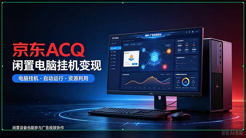 京东ACQ是什么？闲置电脑挂机采集项目拆解-我爱发帖