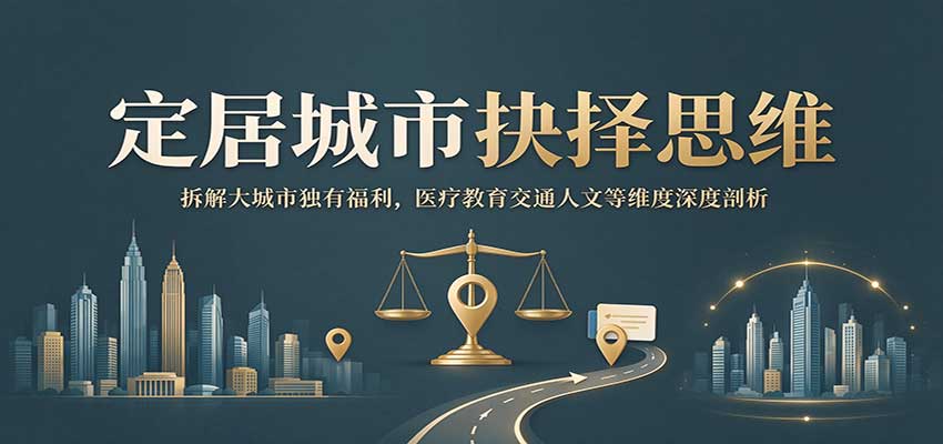 定居城市抉择思维：拆解大城市独有福利，医疗教育交通人文等维度深度剖析-我爱发帖