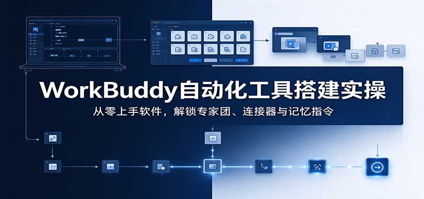 WorkBuddy自动化工具搭建实操：从零上手软件，解锁专家团、连接器与记忆指令-我爱发帖