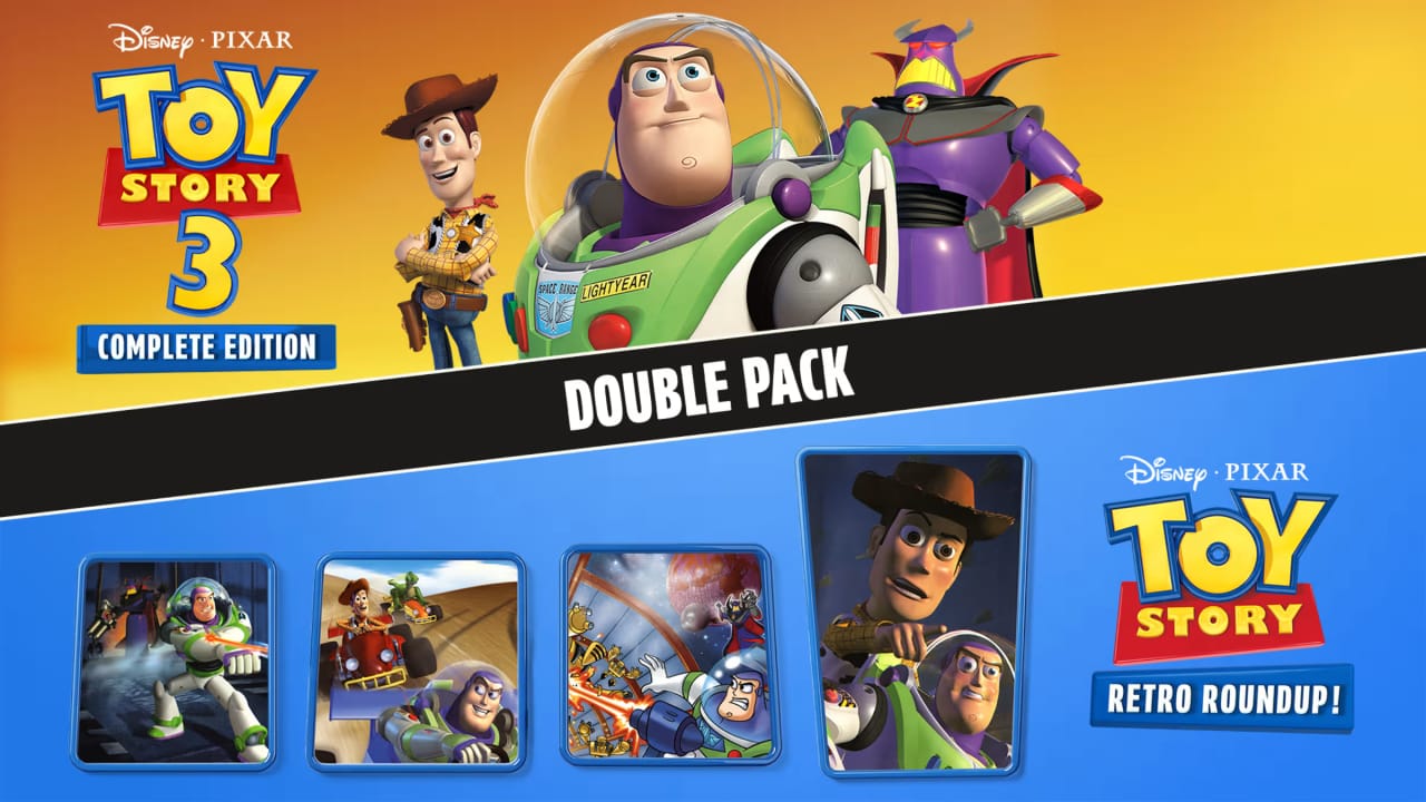 玩具总动员：复古大集合！+玩具总动员3完整版 双合集丨Disney/Pixar Toy Story: Retro Roundup! + Toy Story 3 Complete Edition Double Pack-吾爱自习网