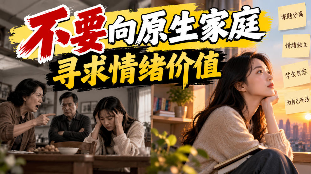 某公众号付费文章：不要向原生家庭寻求情绪价值-我爱发帖